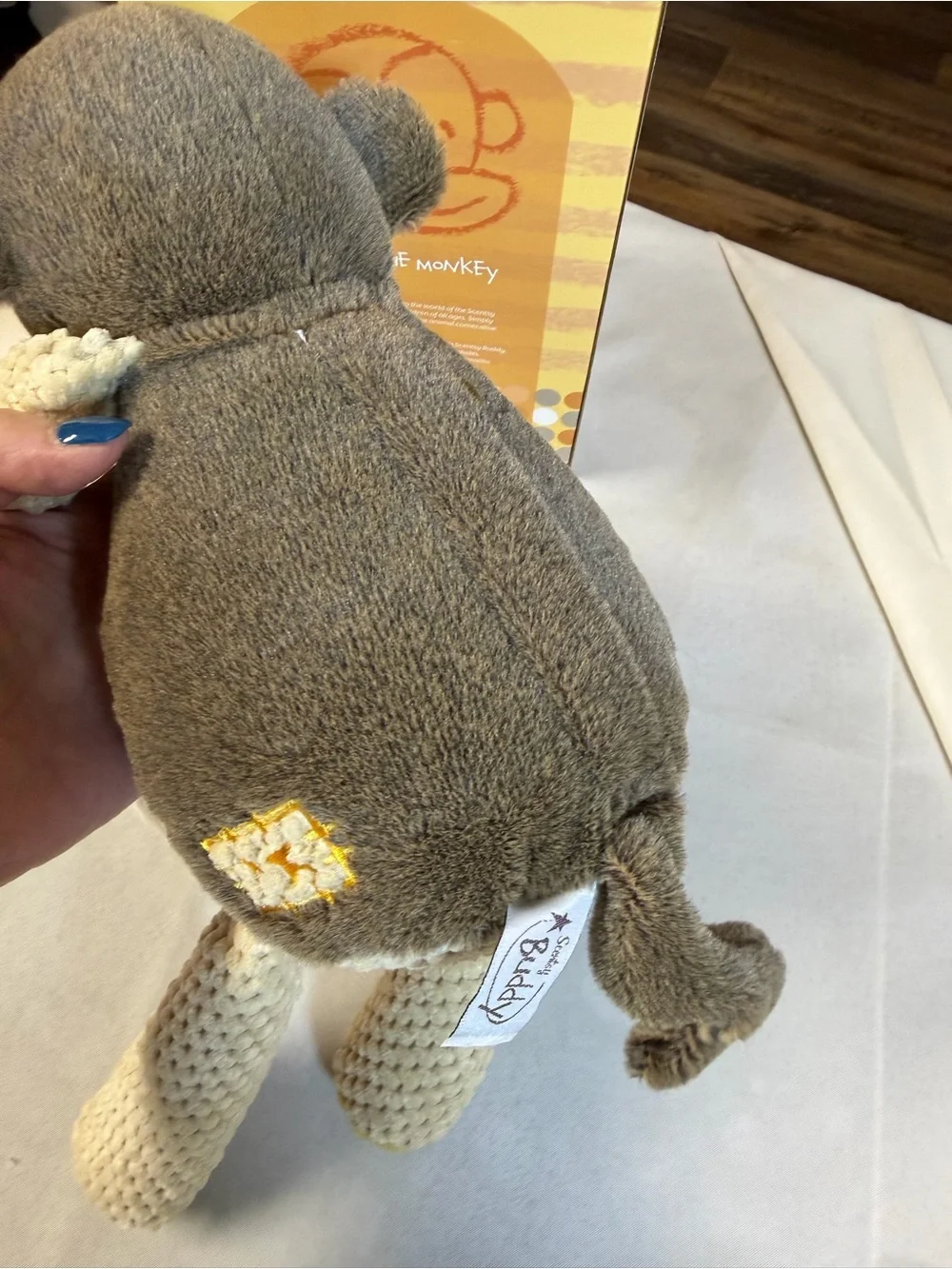 Scentsy Buddy Mollie The Monkey Plush w/ Original Box Retired no scent pack